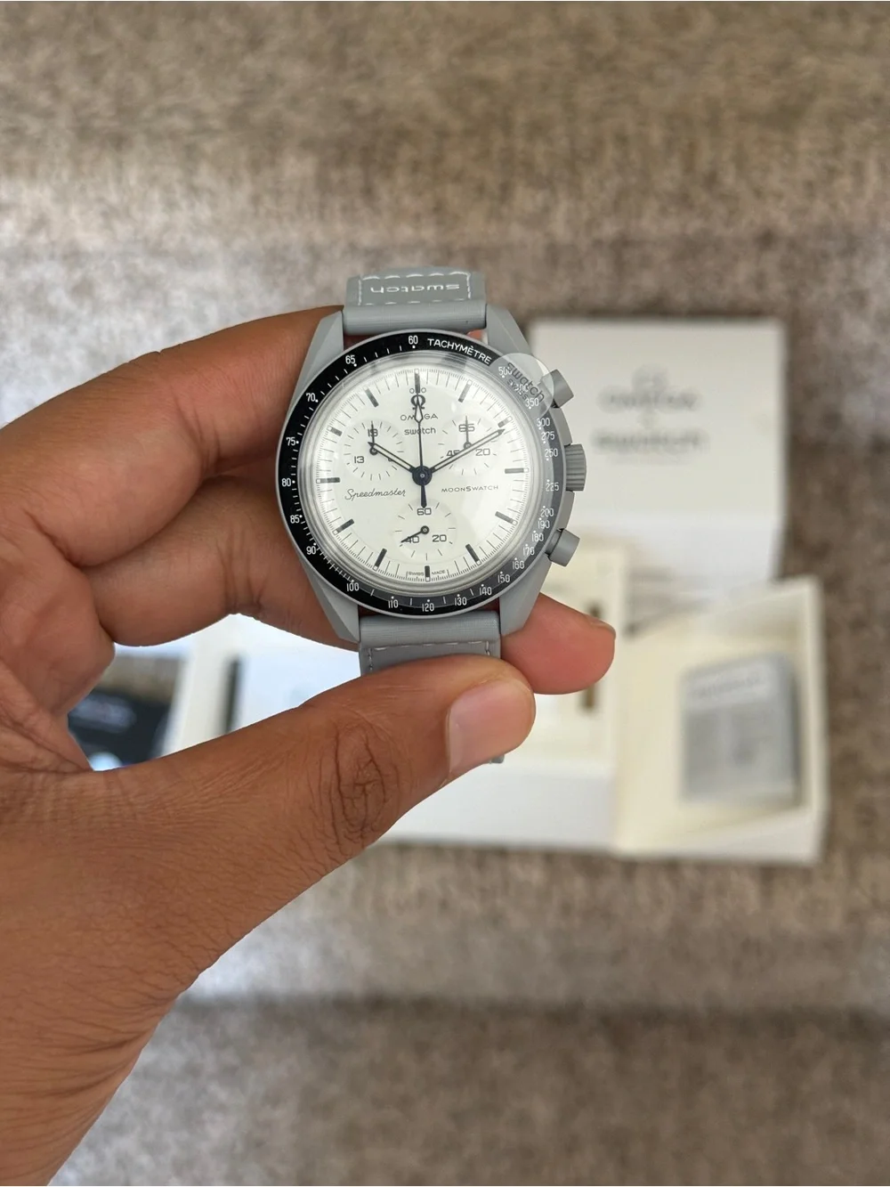 OMEGA X SWATCH 1965 SpeedMaster Moonswatch Brand New limited edition Watch